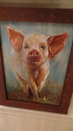 pig painting $325