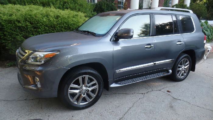 Lexus 2013 LX570 90K Miles Exterior Nebula Grey Pearl, Interior Tan. WITH LEXUS EXTRA CARE PLATINUM SERVICE WARRANTY $39,000