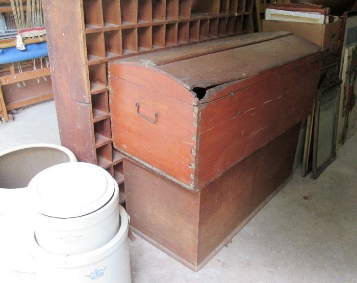 Antique Blanket Box and Trunk