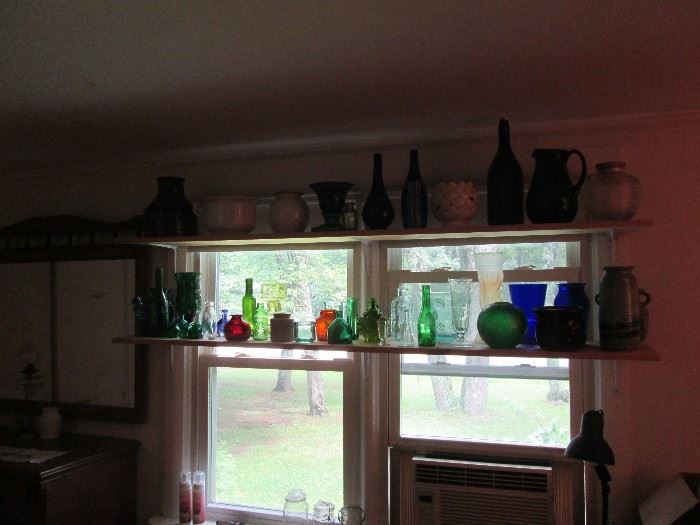 Assortment of Antique & Contemporary Glass