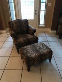 chair and ottoman