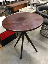 mid century bamboo dining table 