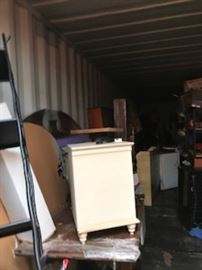 shipping container lot