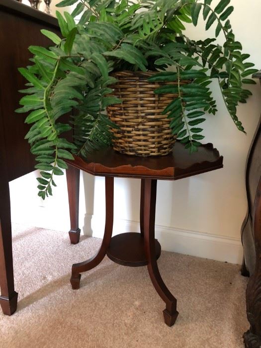 Mahogany Plant Stand