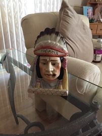 Indian head vase