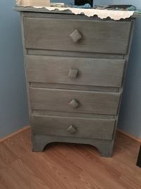 Turquoise dresser (see matching vanity set) 