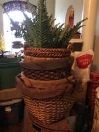 assortment of baskets