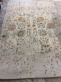 Chandra 100% wool designer rug. Great pattern and the rug is in great condition. 5' x 7'-6" $275