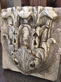 Large beautiful heavy old building piece. 22"W x 24"H  $395