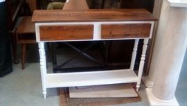 custom built sofa or entrance table