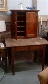 Antique mail handler desk