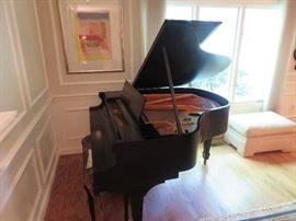 Marshall-Wendell baby grand piano w/bench