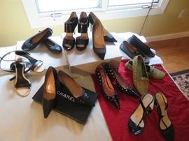 Some brand new and slightly worn!