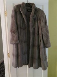 Vintage squirrel "Georgeou" fur coat
