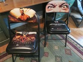 WWE ring side folding chairs