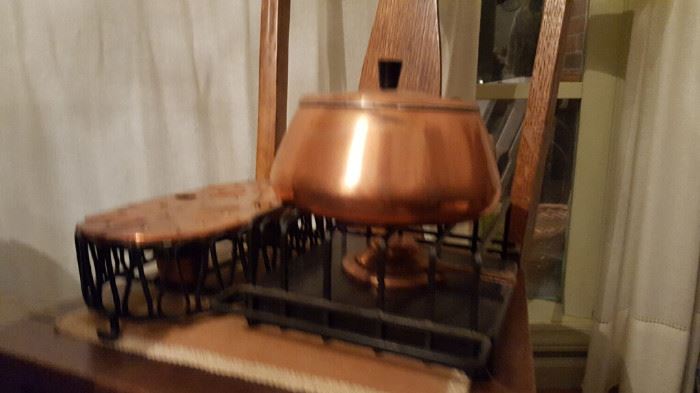 Copper Fondue Pot