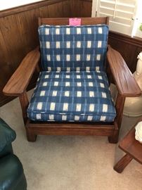 A Brandt Ranch oak arm chair
