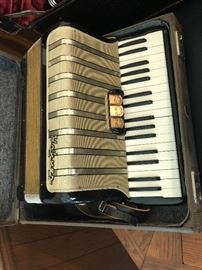 Antique small accordian