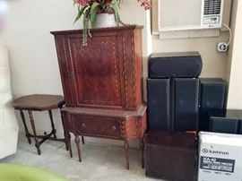 Lots of music speakers