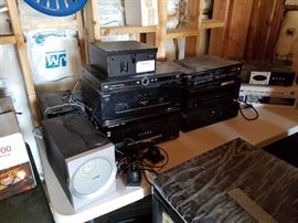 Great selection of stereo equipment, including a nice Harmon Kardon 7000 Receiver