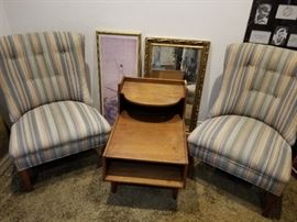 Mid Century table and two chairs