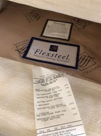 CHAIR & OTTOMAN BY FLEXSTEEL 