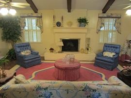 Upholstered side chairs, more