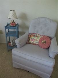 Upholstered side chair, more