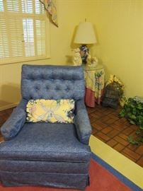 Upholstered side chairs