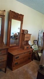Antique dresser, vanity 
