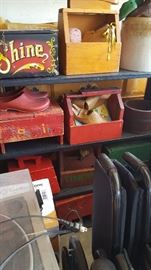 Shoe shine box collection