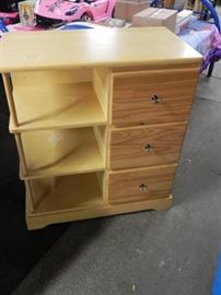 Blonde Dresser shelf Combo
