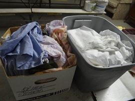 2 Boxes of linens.