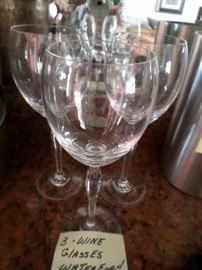 Waterford wine glasses