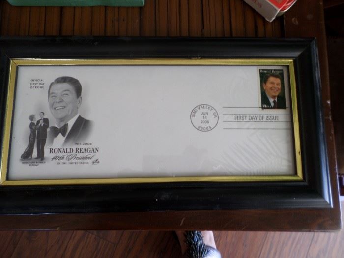 Ronald Regan Memoribila also Collectible Presidential Political Pins 