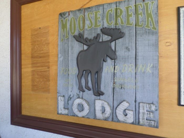 Moose Creek Lodge Plaque