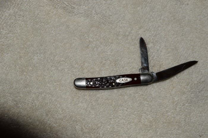 Vintage Case 62027 2 Blade Bone Pocket Knife