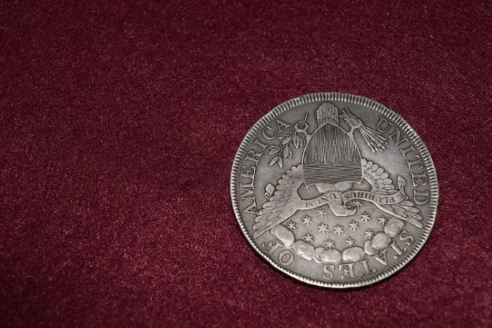 Back of 1799 Drapped Bust Silver Coin