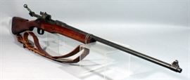 Winchester US Model of 1917 M1917 Enfield Bolt Action Rifle, .30-06, SN# 400876, Flip-Up Sight, Leather Sling