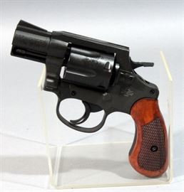 Rock Island Armory Model 206 Double Action 6-Shot Revolver, .38 SPL, SN# RIA1971456, Checkered Wood Grips, Extra Grips, Hard Case & Paperwork, New