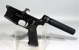 Aero Precision X15 AR15 Hard Anodized Black 7075-T6 Forged Aluminum Stripped Lower Receiver, Multi Cal, SN# X113700, Hogue Grip, MORE