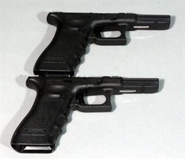 Glock G17 / G22 Complete Frames w/ Small Parts, Qty 2, SN#'s M02003HP & M02908HP