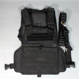 Condor Tactical Vest with 2 BlackHawk Speed Clips, and Fieldline Bandolier