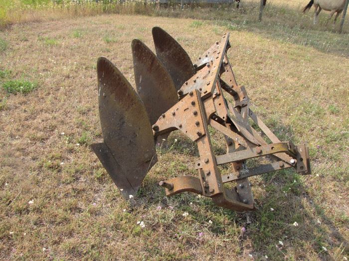 3 bottom, 3 point hitch plow