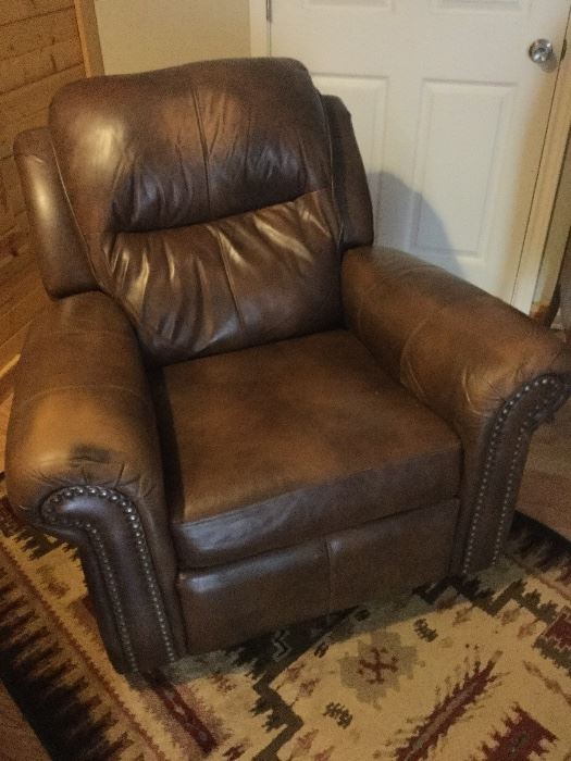 Two Leather recliners