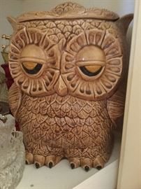 Vintage Cookie Jar, Owl