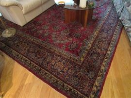 Wide variety of large rugs including Antiques and Contemporary Wools