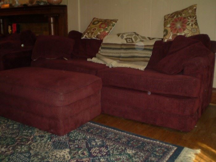 Sofa and ottoman