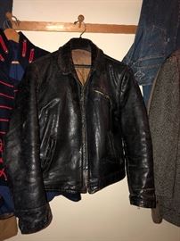 Vintage leather size med