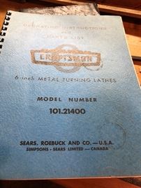 Craftsman lathe 101.21400